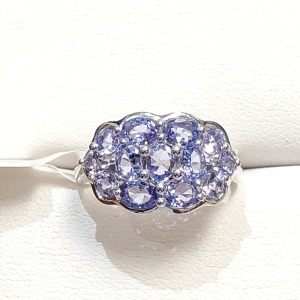 Silver Tanzanite Ring