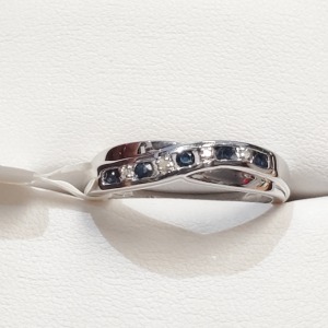 Silver Genuine Gemstones Ring
