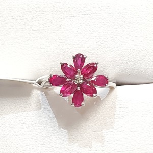 Silver Ruby Ring