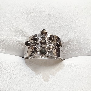 Silver Genuine Gemstone Ring