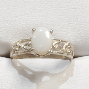 Silver Opal Ring