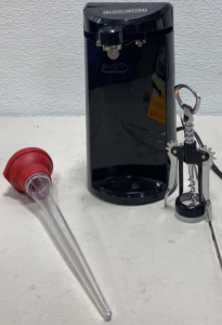 (1) Black+Decker Electric Can Opener, (1) Cork Screw, and more!