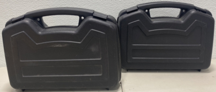 (2) Small Black Gun Cases