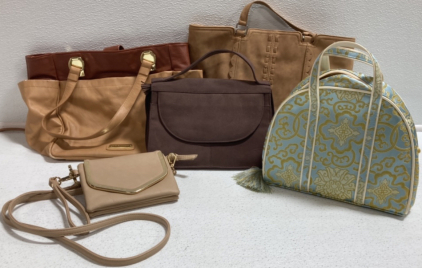 (5) Handbags Including Steve Madden Bag