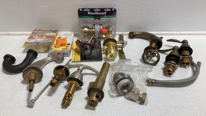 Various Household Replacements: Faucets and Doorknobs