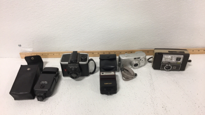 Minolta 128-Ansco 620-Canon 244T-Cannon Z155-Keystone 20