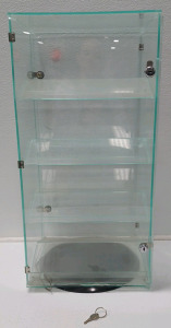 (4) Shelf Rotating Display Case