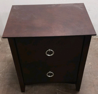 Night Stand With Two Drawers