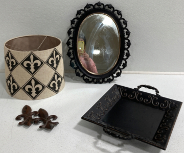 Spade Lamp Shade, Shape Metal Decor, Decorative Tray, Mirror