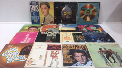 (15) Various Records: Elvis, Jazz, Ragtime, Rolling Stones and more