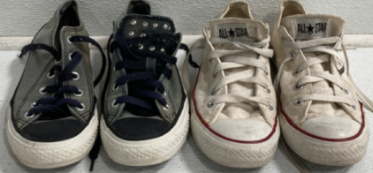 (2) Pairs Of Converse All Star Shoes