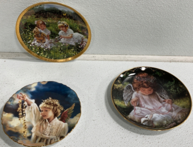 (3) Decorative Picture Plates