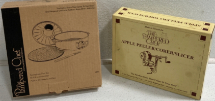 The Pampered Chef Apple Peeler/Corer/ Slicer, The Pampered Chef Springform Pan Set