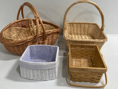 (5) Assorted Baskets