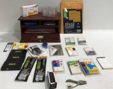 Large Lot Of Various Office Supplies