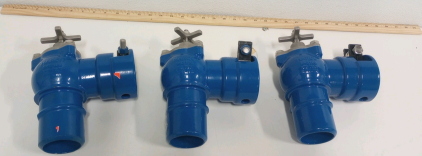 (3) NEW HARCO 2" LATERAL ISOLATION VALVE W/ GRIP RING 2" X 6"