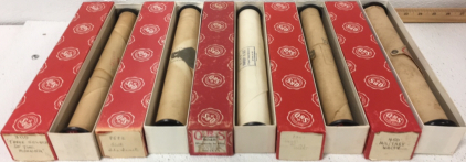 (5) Vintage QRS Player Piano Rolls