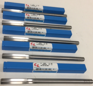 (5) New Chicago Latrobe 1/2&rdquo; x 8&rdquo; High Speed Steel Straight Shank Chucking Reamer Drill Bits