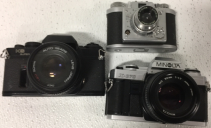 KS Super, Minolta X-370, Samoca 35