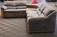 L Shaped Couch With Recliner And Corner Table