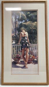 Framed &lsquo;View From The Balcony&rsquo; by Steve Hanks