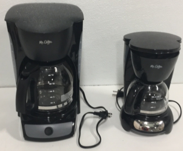 (1) Mr. Coffee 12-Cup Coffee Maker (1) Mr.Coffee 5-Cup Coffee Maker