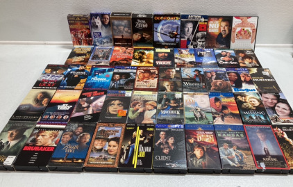 (43) VHS Movies, (4) DVD Movies