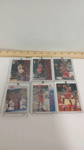 (6) 1990's Michael Jordan Basketball Cards