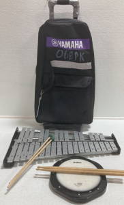 Yamaha Bell Set and Practice Drum Head