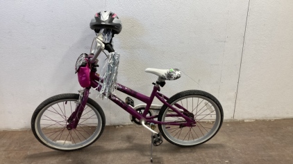 Avigo Girly Girl Bicycle With Bicycle Helmet