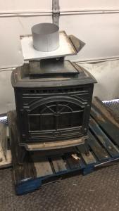 Electric Pellet Stove With Chimmney Parts