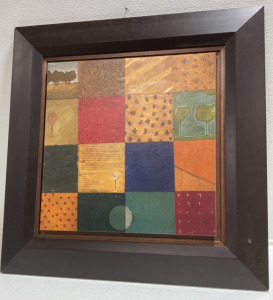 Square Framed Canvas Print