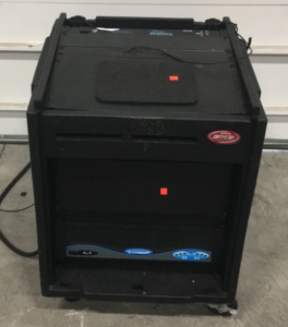 (1) Skb Brand Amplifier Cart With Wheels (1) Crown Power 660 Watts Amplifier