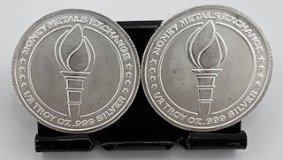 (2) 1/2 Troy Ounce Statue of Liberty Silver Round, .999 Pure