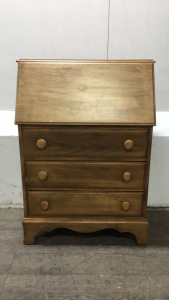 Vintage Wood Desk with (3) Drawers