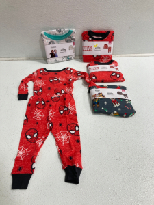 (5) Size 18 Months Toddler Pajama Sets
