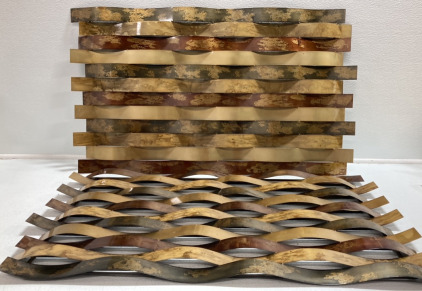 (2) Matching Metal Indoor/Outdoor Wall Art