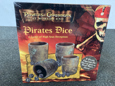 Pirates Of The Caribbean Pirates Dice New In Box