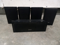 Sony Speaker System Magnetically Shielded No SS-CT101 And 4 SS-TS102