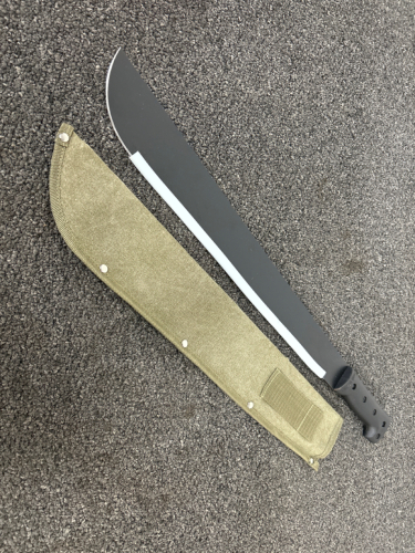 New 18” Survival Machete With Sheath