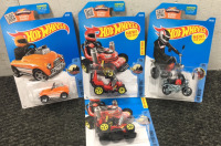 (4) Hotwheels In Packaging