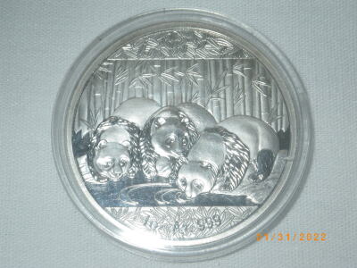 2013 Panda 1 ounce Coin