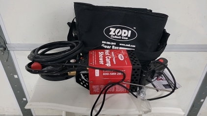 Zodi Outback Gear Instant Propane Hot Camp Shower with Accessories