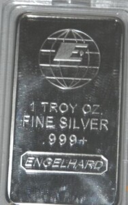 Englehard 1 ounce Silver Bar