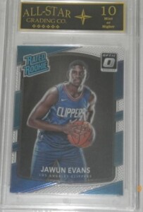 All-Star Jawun Evans Graded 10 Rookie Card