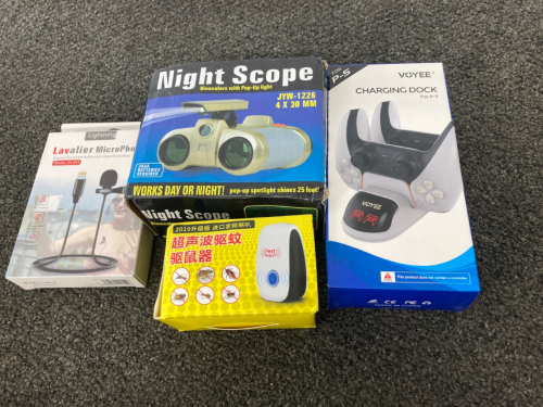 Microphone, Night Scope, Charging Dock & More