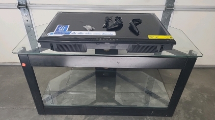 Glass TV/Console Stand with Entertainment TV