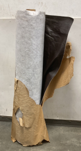 5 Rolls of Brown Upholstery