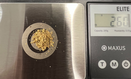 2.60 Grams of Gold Nugget