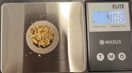 4.06 Grams of Gold Nugget